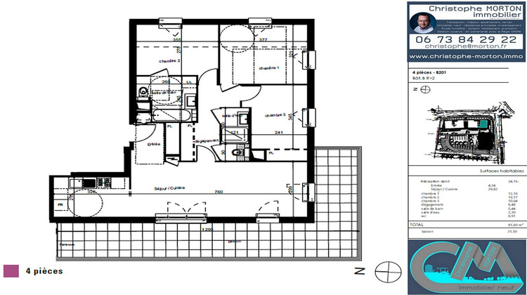 Ma-Cabane - Vente Appartement LENTILLY, 81 m²
