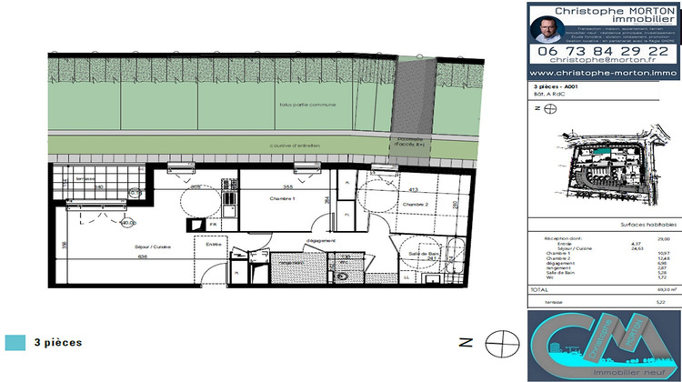 Ma-Cabane - Vente Appartement LENTILLY, 69 m²