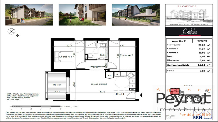 Ma-Cabane - Vente Appartement Les Angles, 55 m²