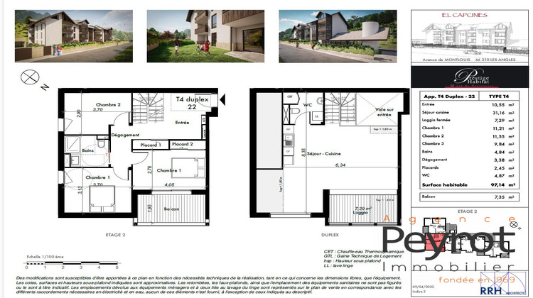 Ma-Cabane - Vente Appartement Les Angles, 97 m²