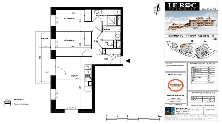 Ma-Cabane - Vente Appartement LES AVANCHERS-VALMOREL, 54 m²