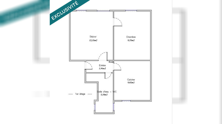 Ma-Cabane - Vente Appartement Les Lilas, 38 m²