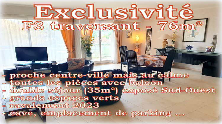 Ma-Cabane - Vente Appartement LES PAVILLONS-SOUS-BOIS, 76 m²