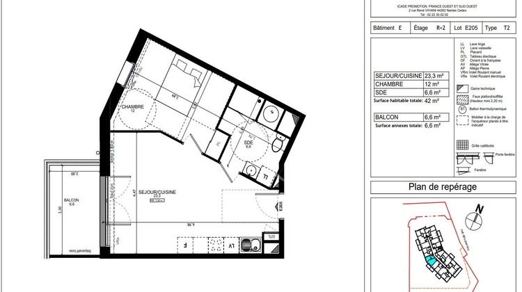 Ma-Cabane - Vente Appartement LES PONTS-DE-CE, 42 m²