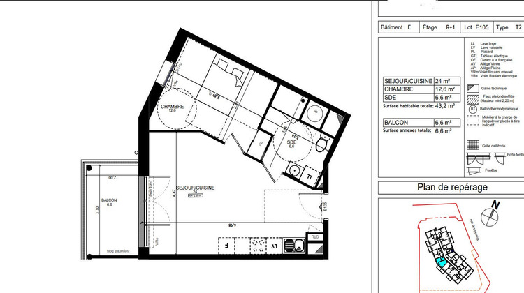 Ma-Cabane - Vente Appartement LES PONTS-DE-CE, 43 m²
