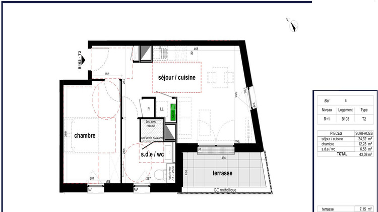 Ma-Cabane - Vente Appartement LES PONTS-DE-CE, 43 m²