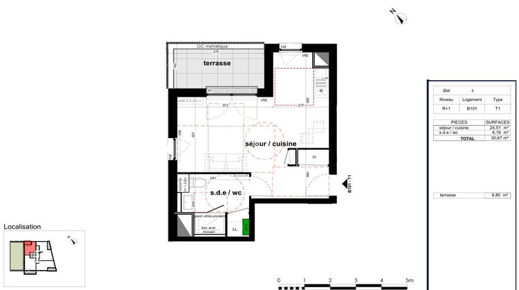 Ma-Cabane - Vente Appartement LES PONTS-DE-CE, 30 m²