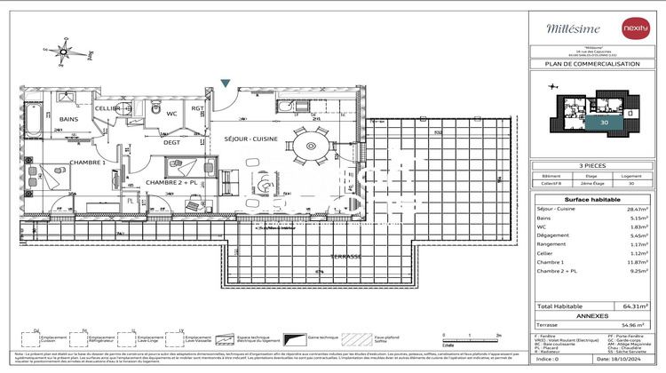 Ma-Cabane - Vente Appartement Les Sables-d'Olonne, 64 m²