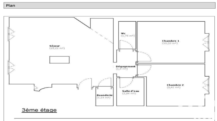 Ma-Cabane - Vente Appartement Levallois-Perret, 53 m²