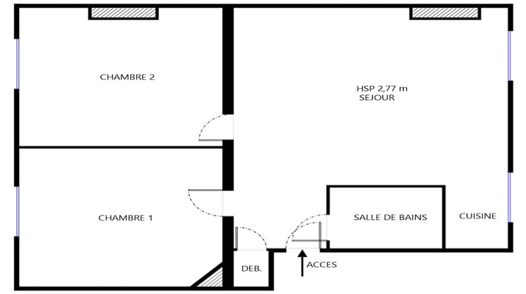 Ma-Cabane - Vente Appartement LEVALLOIS-PERRET, 60 m²