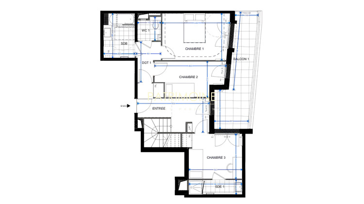 Ma-Cabane - Vente Appartement LEVALLOIS-PERRET, 108 m²