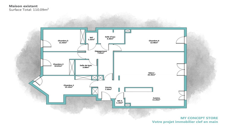 Ma-Cabane - Vente Appartement LEVALLOIS-PERRET, 110 m²