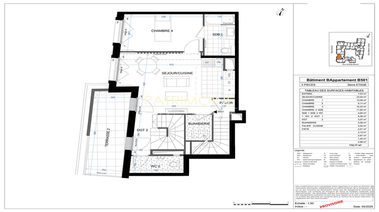 Ma-Cabane - Vente Appartement LEVALLOIS-PERRET, 112 m²