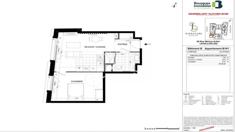 Ma-Cabane - Vente Appartement Levallois-Perret, 42 m²
