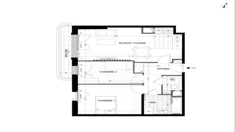 Ma-Cabane - Vente Appartement Levallois-Perret, 60 m²