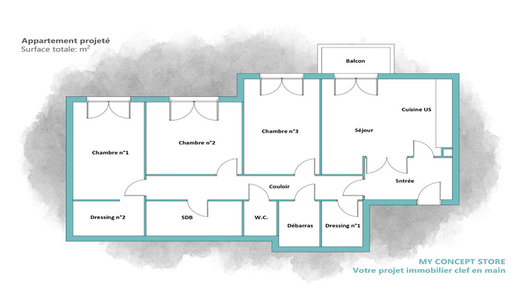 Ma-Cabane - Vente Appartement LEVALLOIS-PERRET, 87 m²