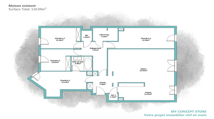 Ma-Cabane - Vente Appartement LEVALLOIS-PERRET, 110 m²