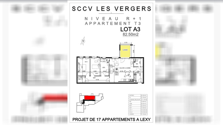 Ma-Cabane - Vente Appartement Lexy, 82 m²