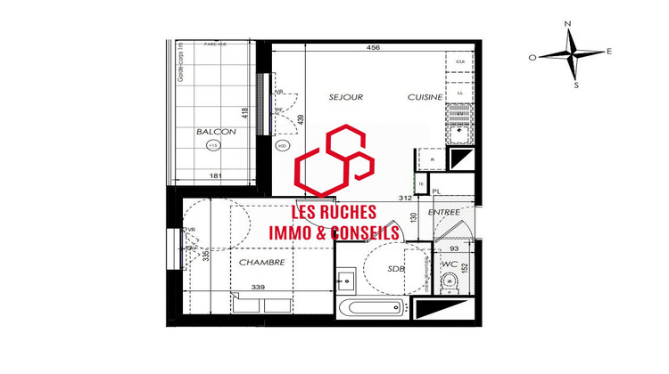 Ma-Cabane - Vente Appartement Lieusaint, 40 m²