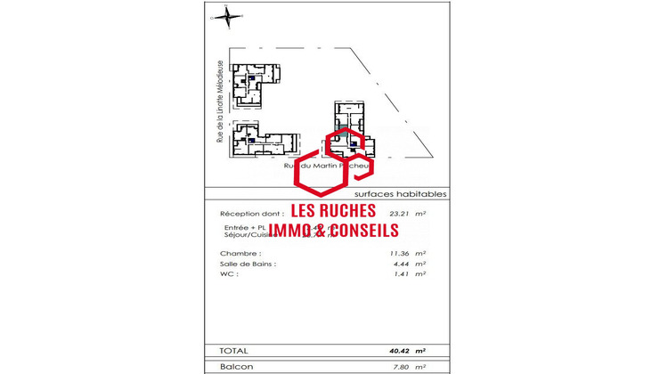 Ma-Cabane - Vente Appartement Lieusaint, 40 m²