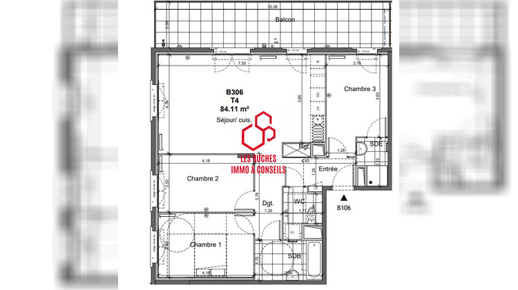 Ma-Cabane - Vente Appartement Lieusaint, 84 m²