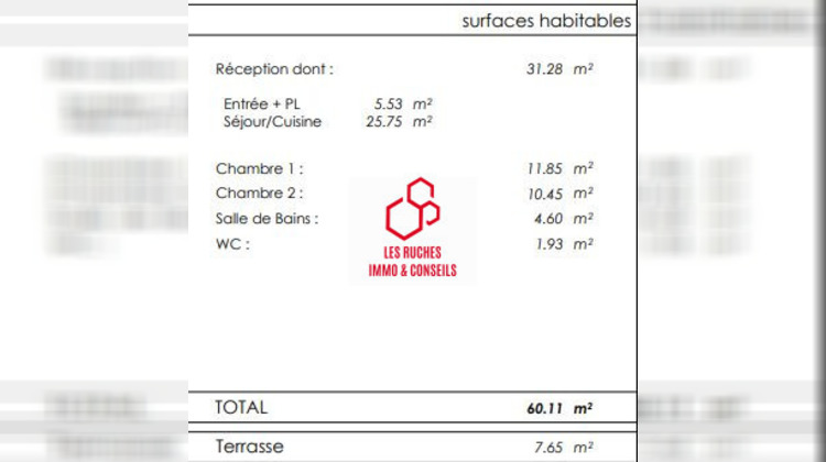 Ma-Cabane - Vente Appartement Lieusaint, 60 m²