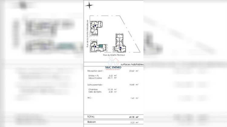 Ma-Cabane - Vente Appartement Lieusaint, 41 m²