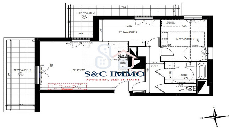 Ma-Cabane - Vente Appartement Lieusaint, 63 m²