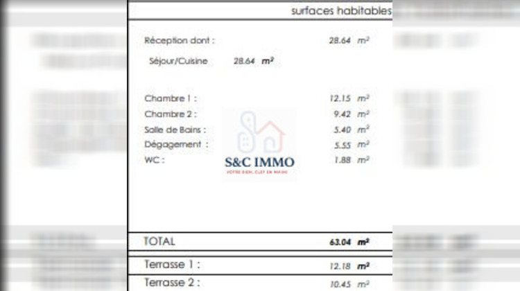 Ma-Cabane - Vente Appartement Lieusaint, 63 m²