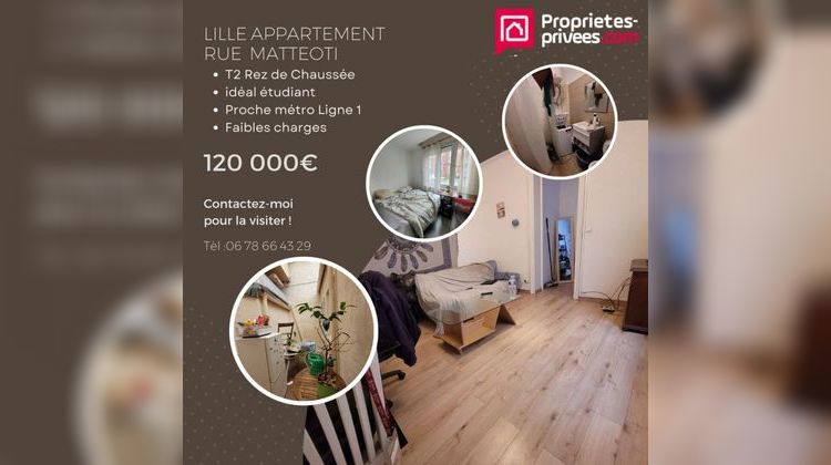 Ma-Cabane - Vente Appartement LILLE, 34 m²