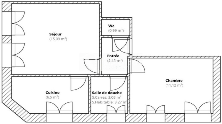 Ma-Cabane - Vente Appartement Lille, 39 m²