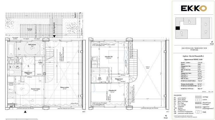 Ma-Cabane - Vente Appartement LILLE, 72 m²
