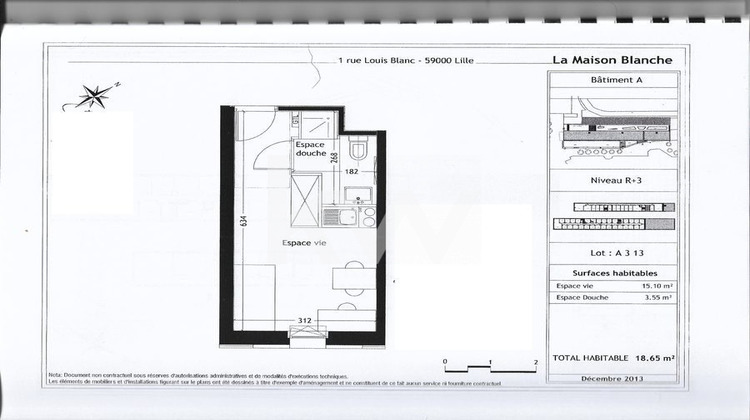 Ma-Cabane - Vente Appartement Lille, 19 m²
