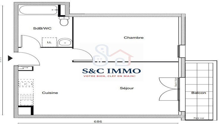 Ma-Cabane - Vente Appartement Limay, 47 m²