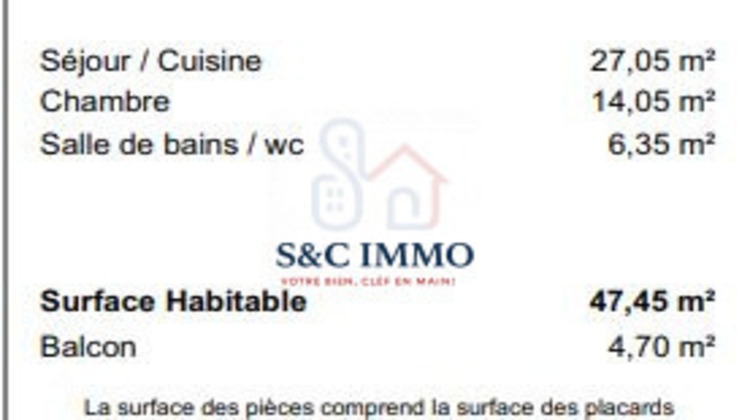 Ma-Cabane - Vente Appartement Limay, 47 m²