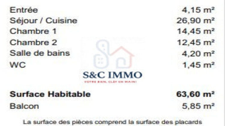 Ma-Cabane - Vente Appartement Limay, 63 m²