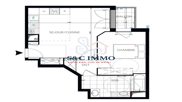 Ma-Cabane - Vente Appartement Limeil-Brévannes, 43 m²
