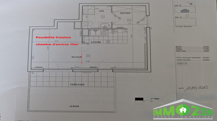 Ma-Cabane - Vente Appartement Limeil-Brévannes, 31 m²