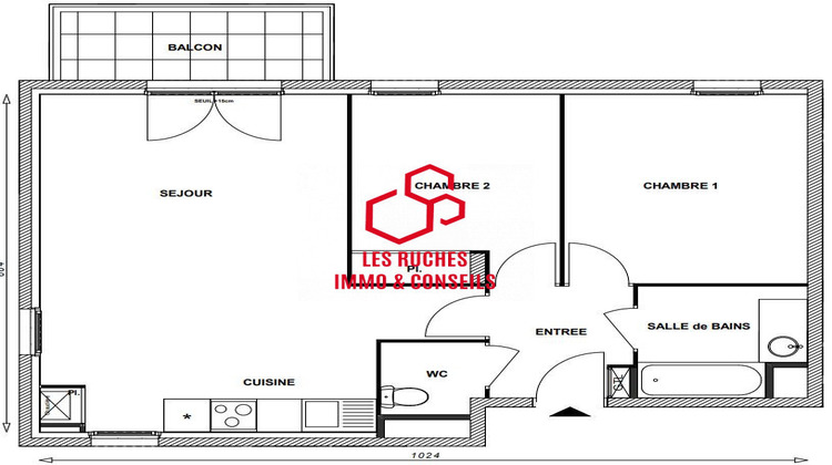 Ma-Cabane - Vente Appartement Linas, 62 m²