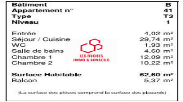 Ma-Cabane - Vente Appartement Linas, 62 m²