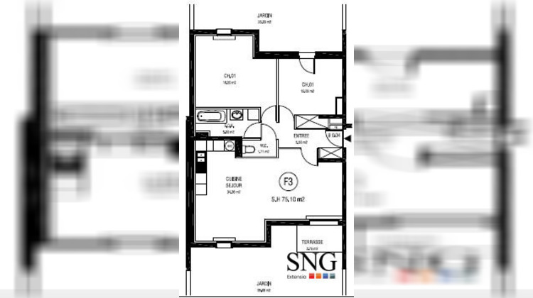 Ma-Cabane - Vente Appartement Lisieux, 76 m²