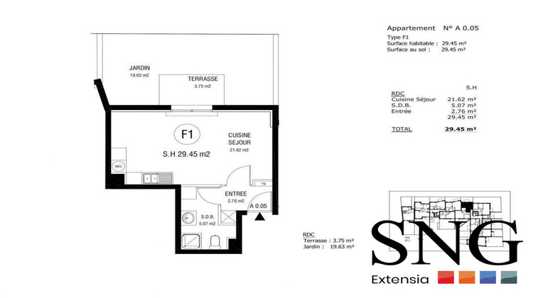 Ma-Cabane - Vente Appartement Lisieux, 30 m²