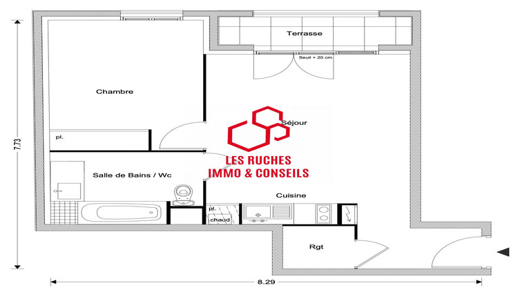 Ma-Cabane - Vente Appartement Livry-Gargan, 43 m²