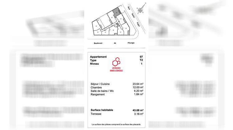 Ma-Cabane - Vente Appartement Livry-Gargan, 43 m²