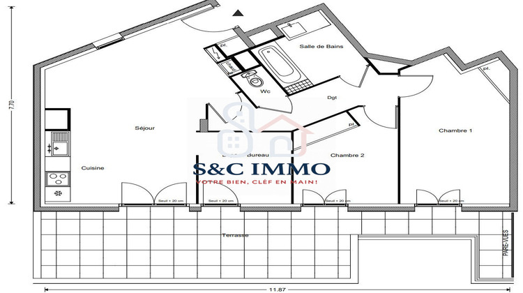 Ma-Cabane - Vente Appartement Livry-Gargan, 71 m²
