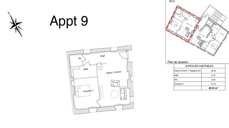 Ma-Cabane - Vente Appartement Lodève, 48 m²