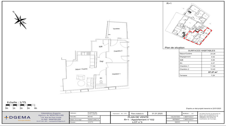 Ma-Cabane - Vente Appartement Lodève, 57 m²