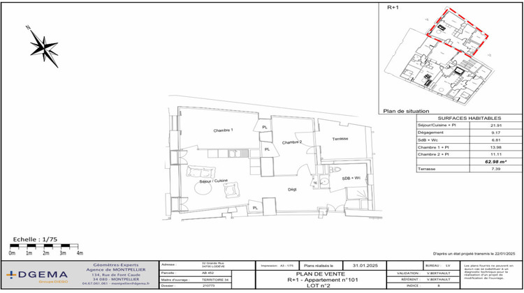 Ma-Cabane - Vente Appartement Lodève, 60 m²