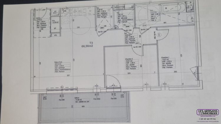 Ma-Cabane - Vente Appartement Longeville-lès-Metz, 66 m²
