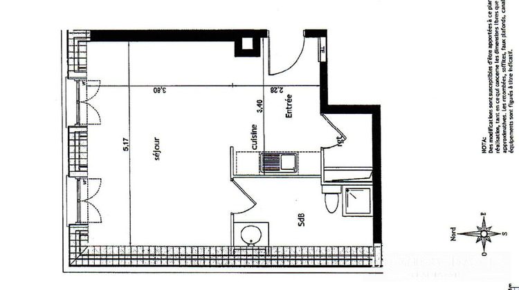 Ma-Cabane - Vente Appartement Longjumeau, 33 m²